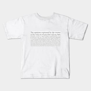 Terms and Conditions Kids T-Shirt